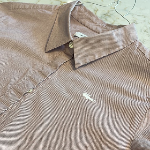 Lacoste Slim Fit Oxford Shirt - Picture 3 of 6